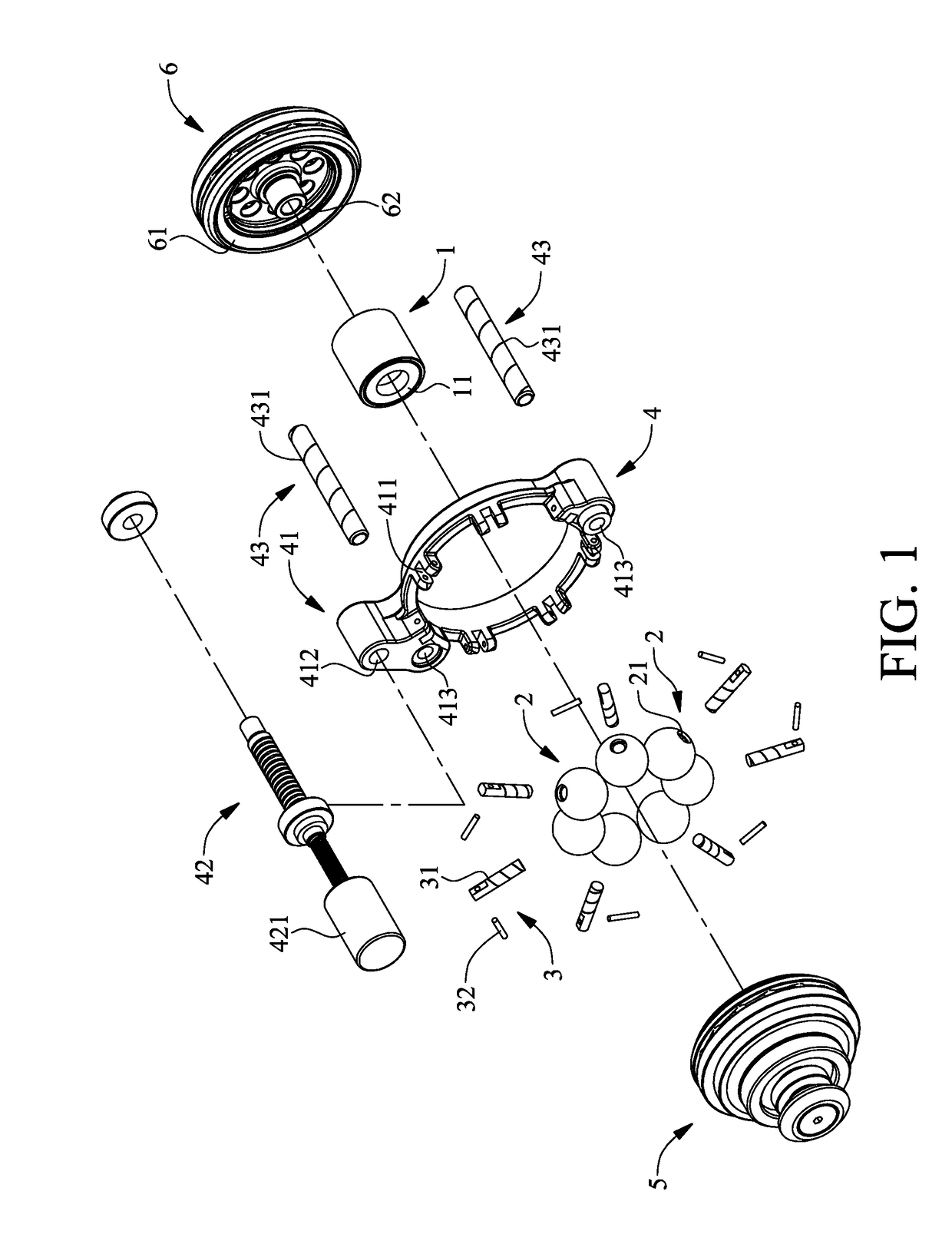 Linear gear shift mechanism