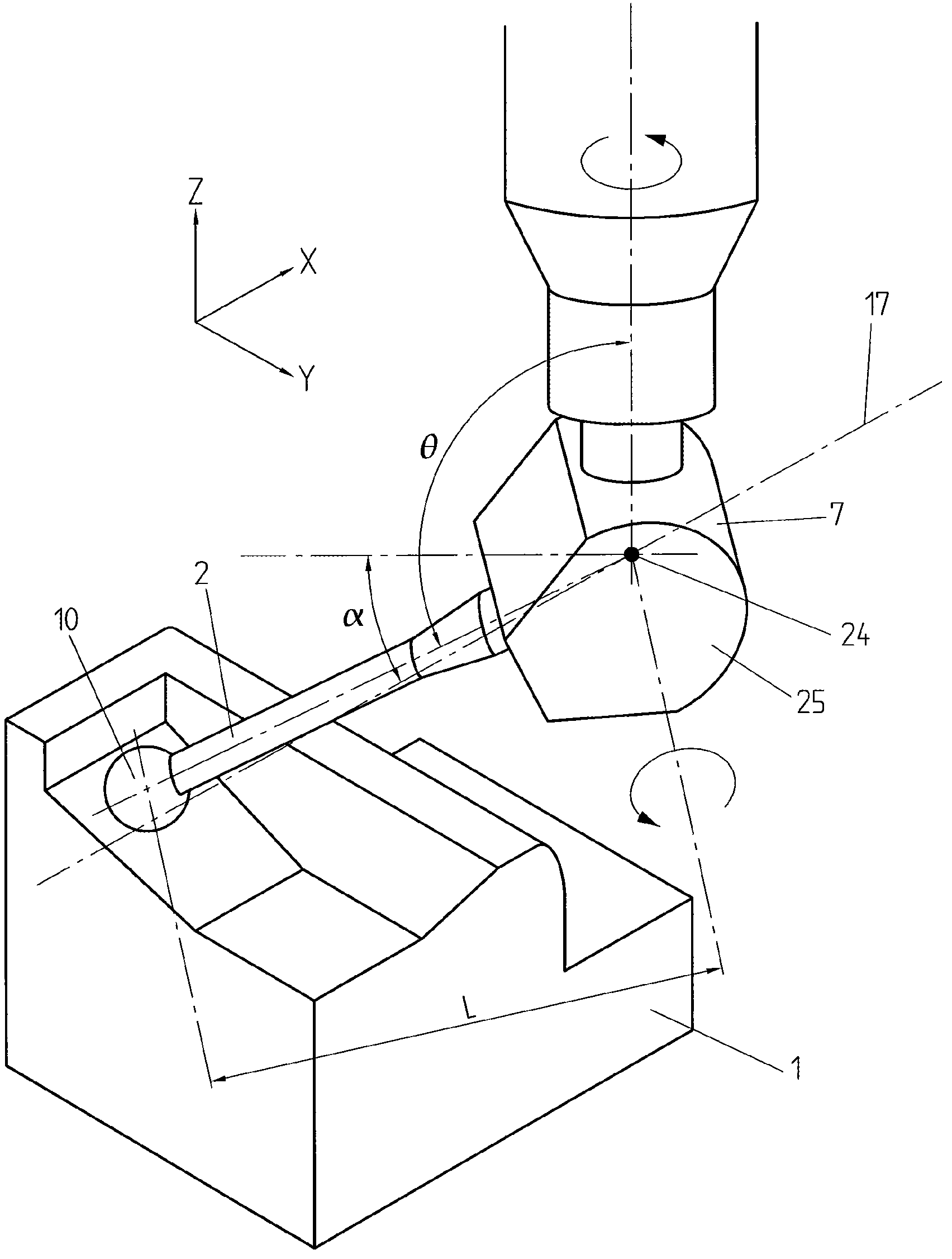 Oscillating scanning probe with constant contact force
