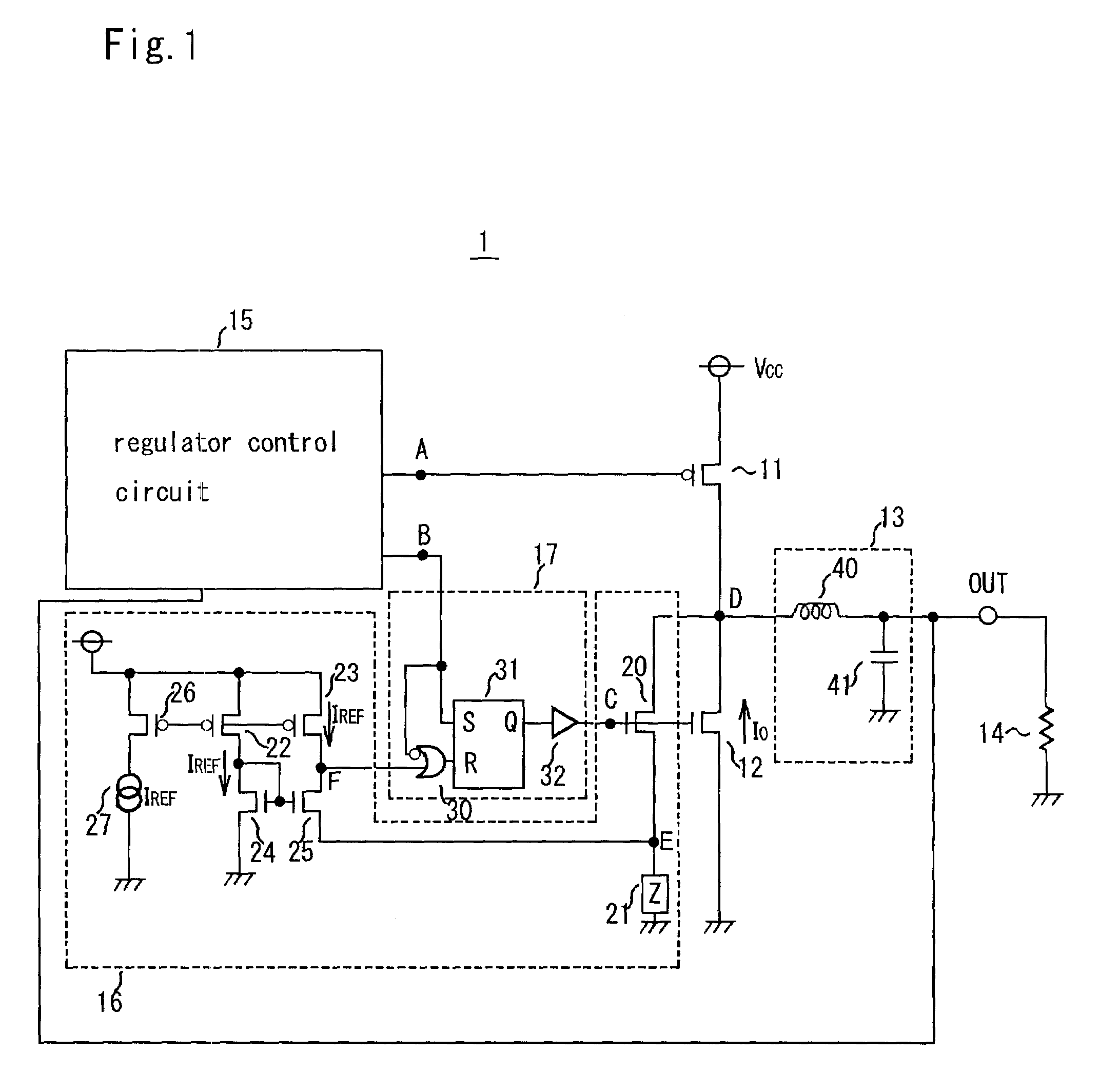 Current direction detection circuit and switching regulator having the same
