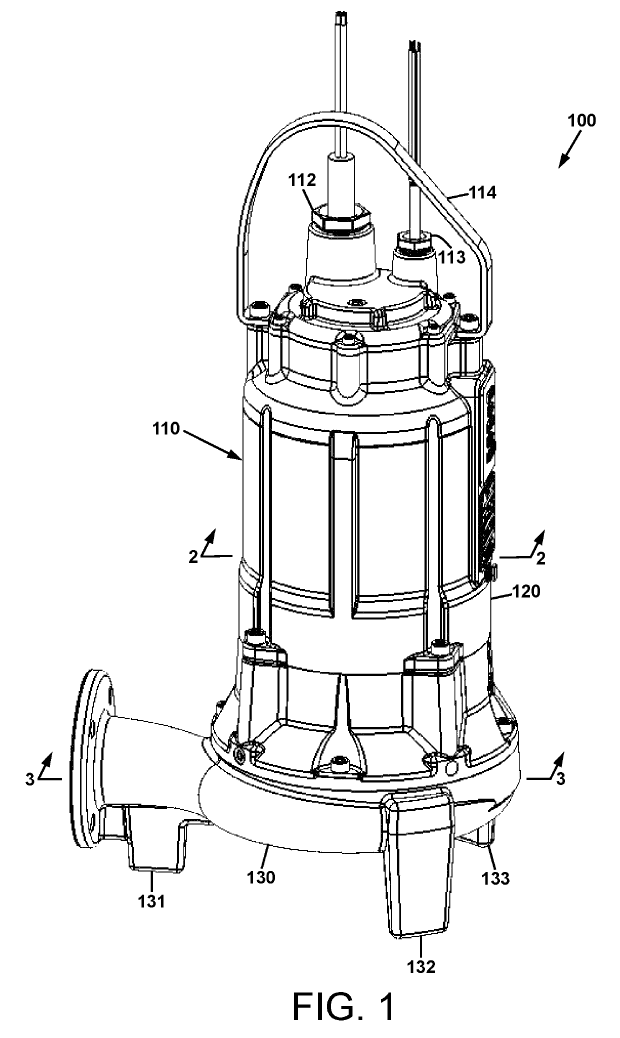 Grinder pump and cutting assembly thereof
