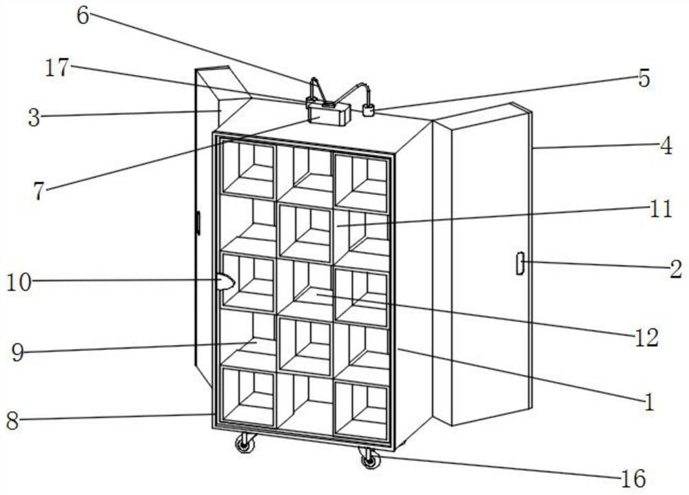 Storage device for ideological and political education books