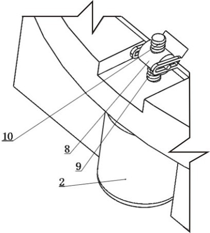 Ventilation fan with linkage type air port valve