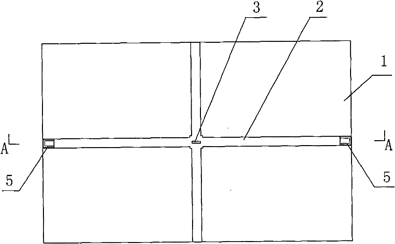 Prefabricated part for loading bridge supporting bracket