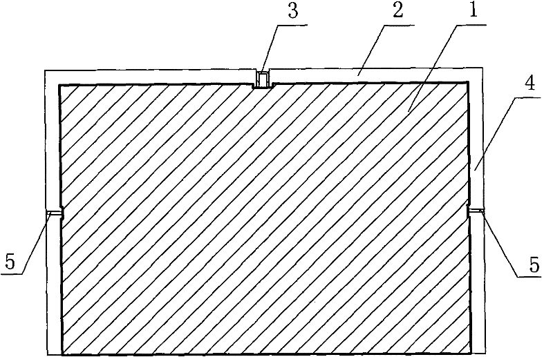 Prefabricated part for loading bridge supporting bracket