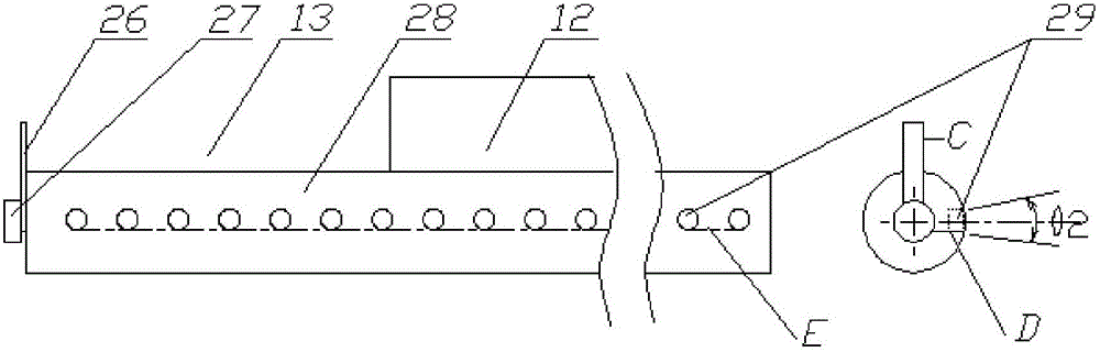 Device for online observation and removal of dust on the surface of transmission mirror and its implementation method