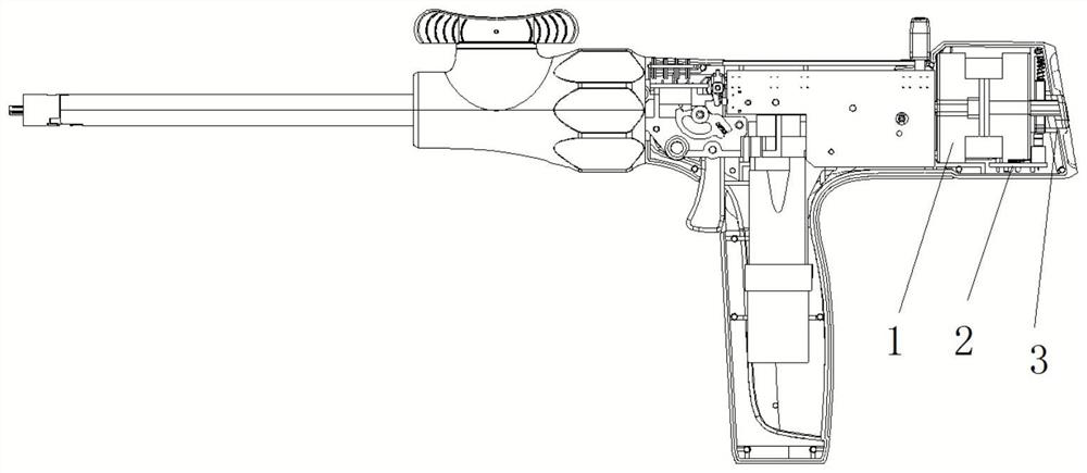 Power supply control device of electric anastomat and electric anastomat