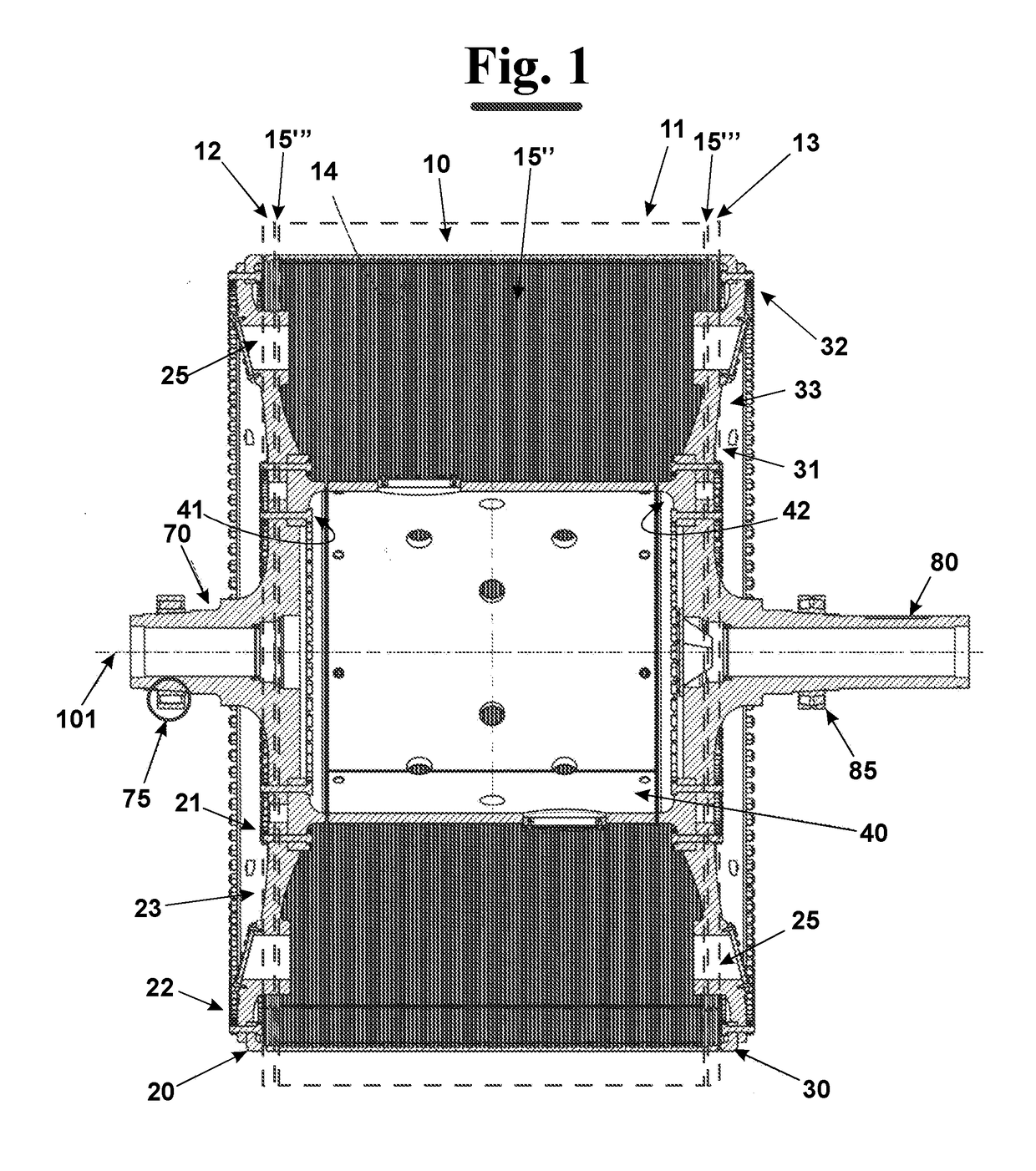 Yankee dryer cylinder with improved internal geometry