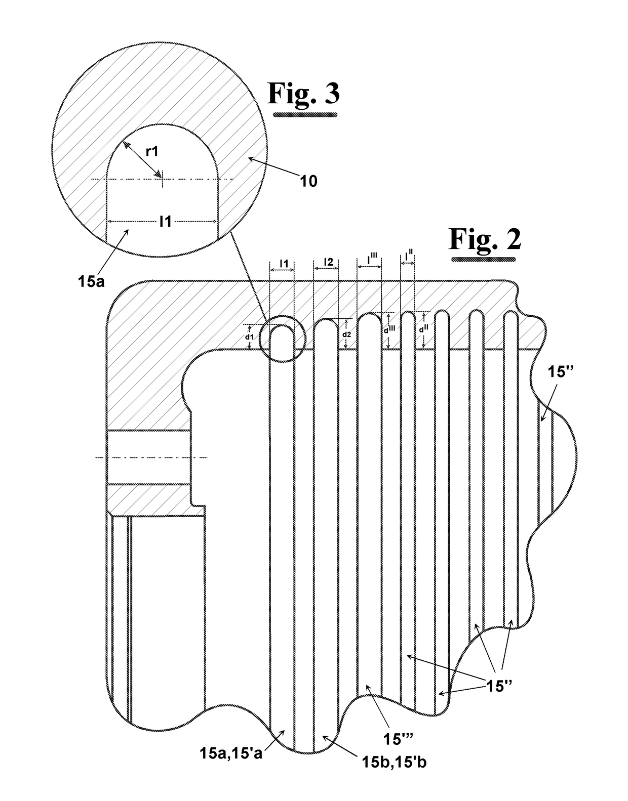 Yankee dryer cylinder with improved internal geometry