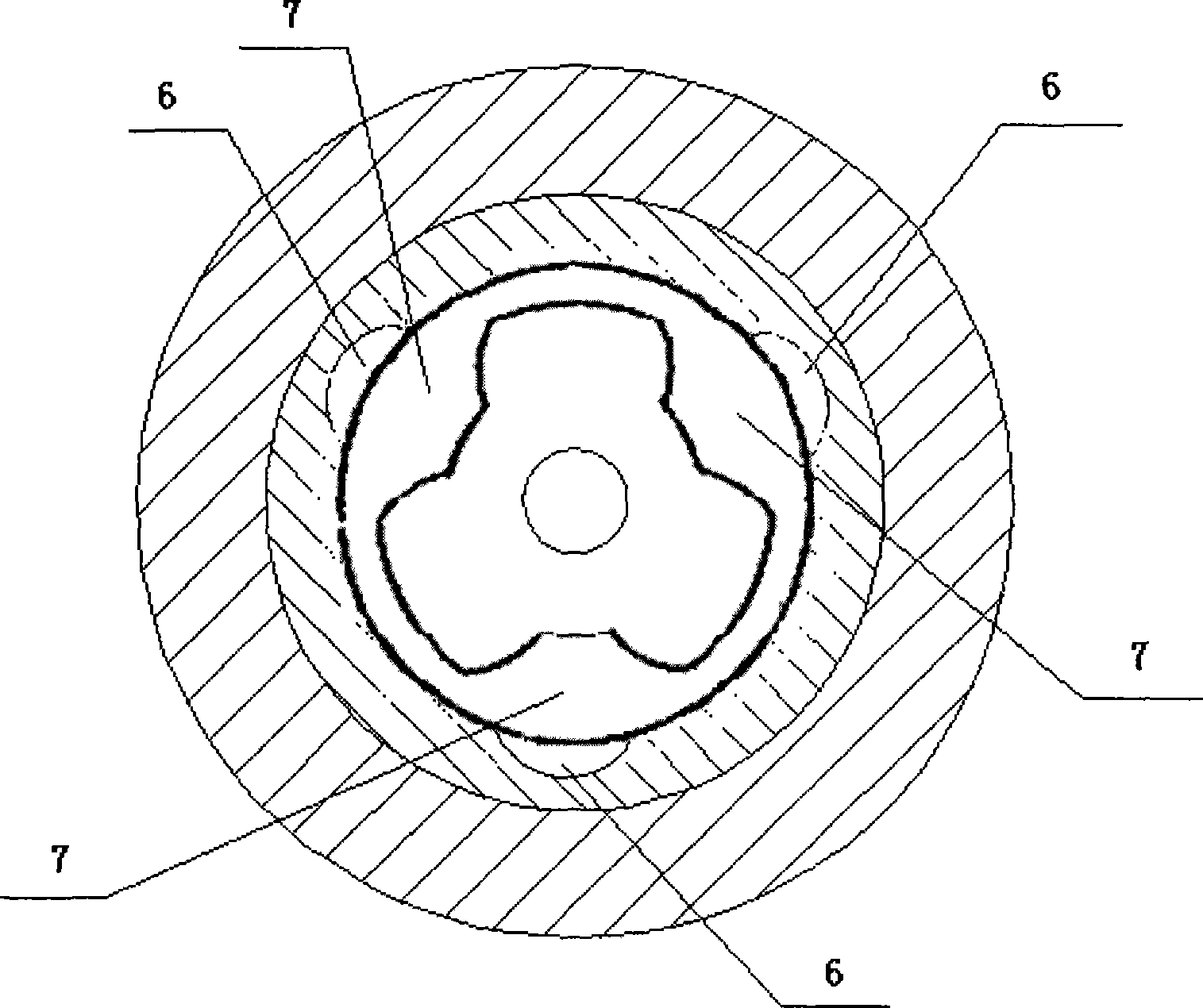 Process method of tripod ball inner sliding sleeve capable of axially moving and back extrusion concave die