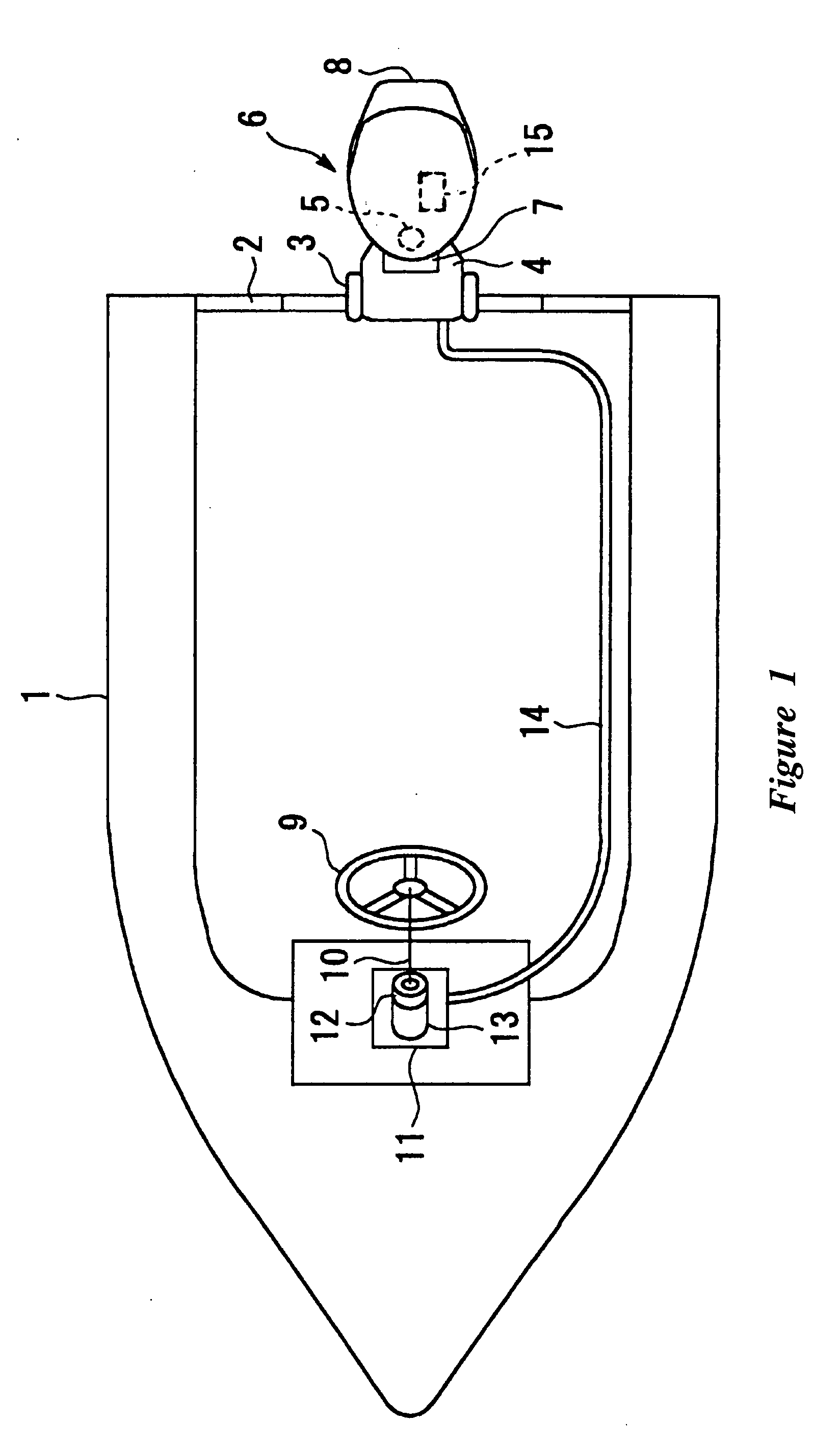Steering system of outboard motor