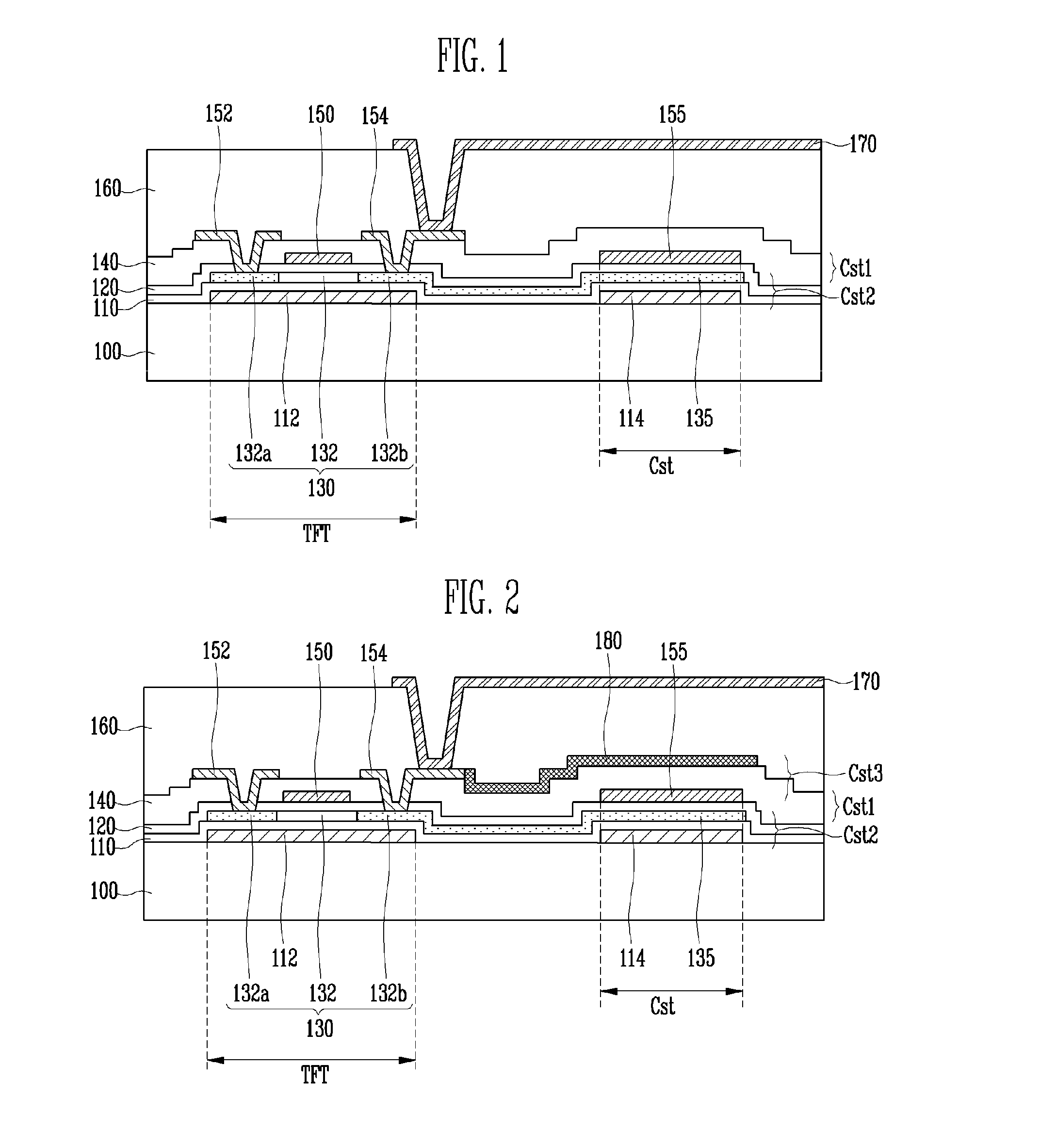 Array substrate of display device