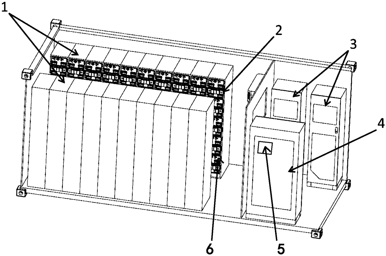 An industrial energy storage system for time-of-use electricity price and a charging and discharging strategy thereof