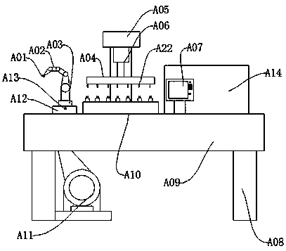 Perfume packing bottle inspecting and cleaning device and use method thereof