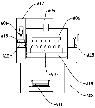 Perfume packing bottle inspecting and cleaning device and use method thereof