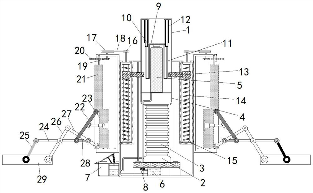 Anti-falling accurate lifting equipment for multimedia projector