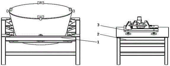 A solid attitude control power system test bench device