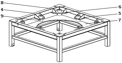 A solid attitude control power system test bench device