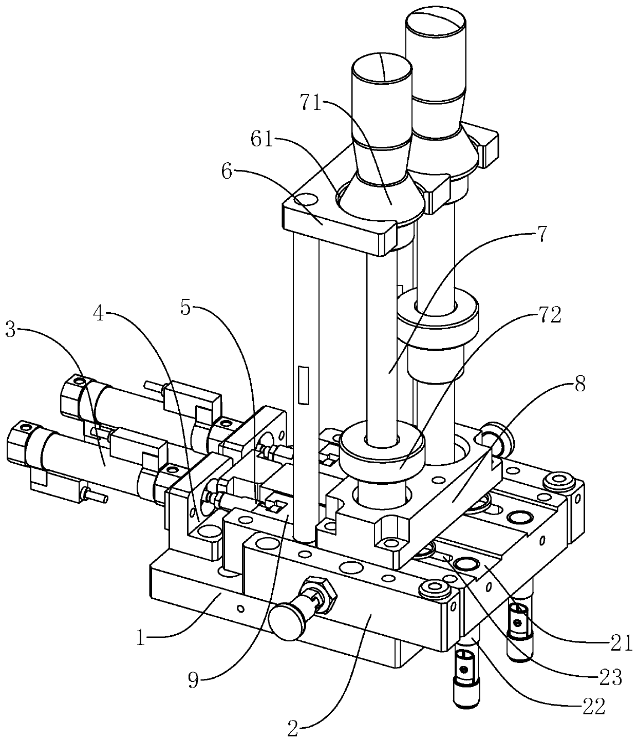 Flexible pushing mechanism for sealing rings