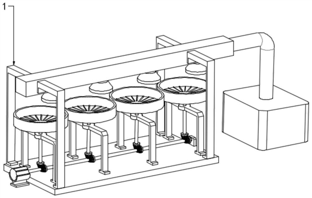 High-strength high-elongation flame-retardant rubber insulated cable material and processing equipment and process thereof