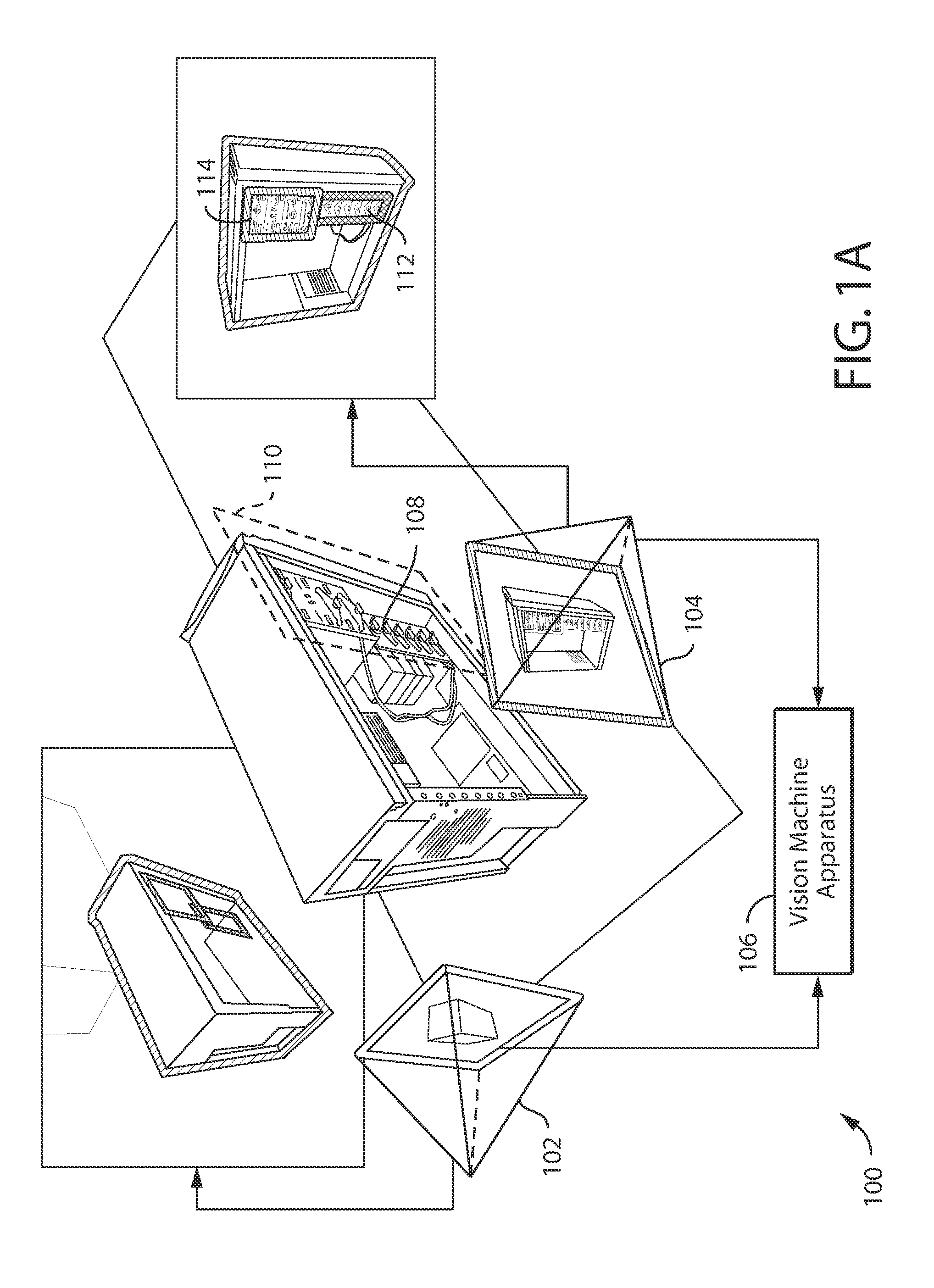 Inspection apparatus, method, and computer program product for machine vision inspection