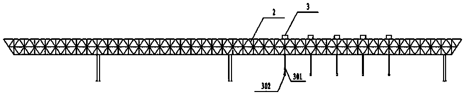 Method adopting vertical stay ropes to construct steel-concrete composite girders