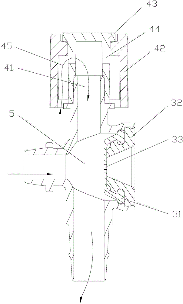 Negative pressure adjusting device connected with ureter sheath