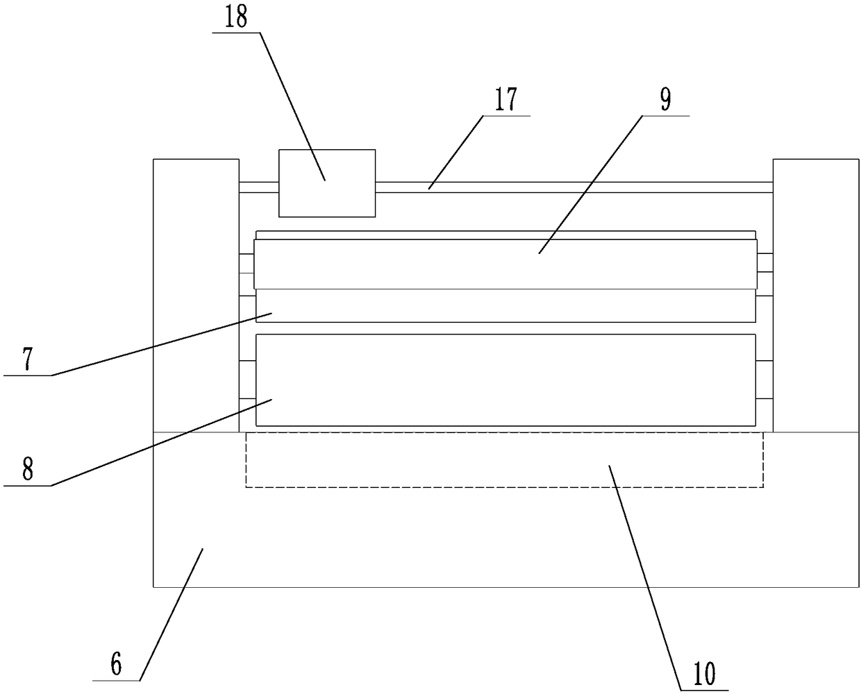Plank paper-pasting equipment with automatic feed system