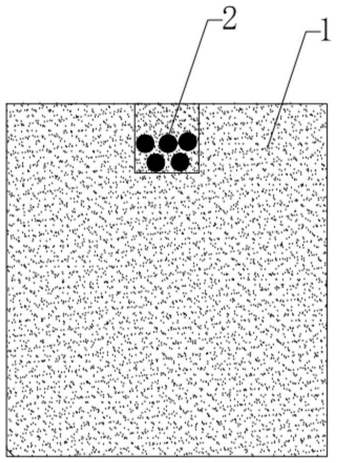 Vegetation growth base in limestone desertification area and its production method and vegetation planting method