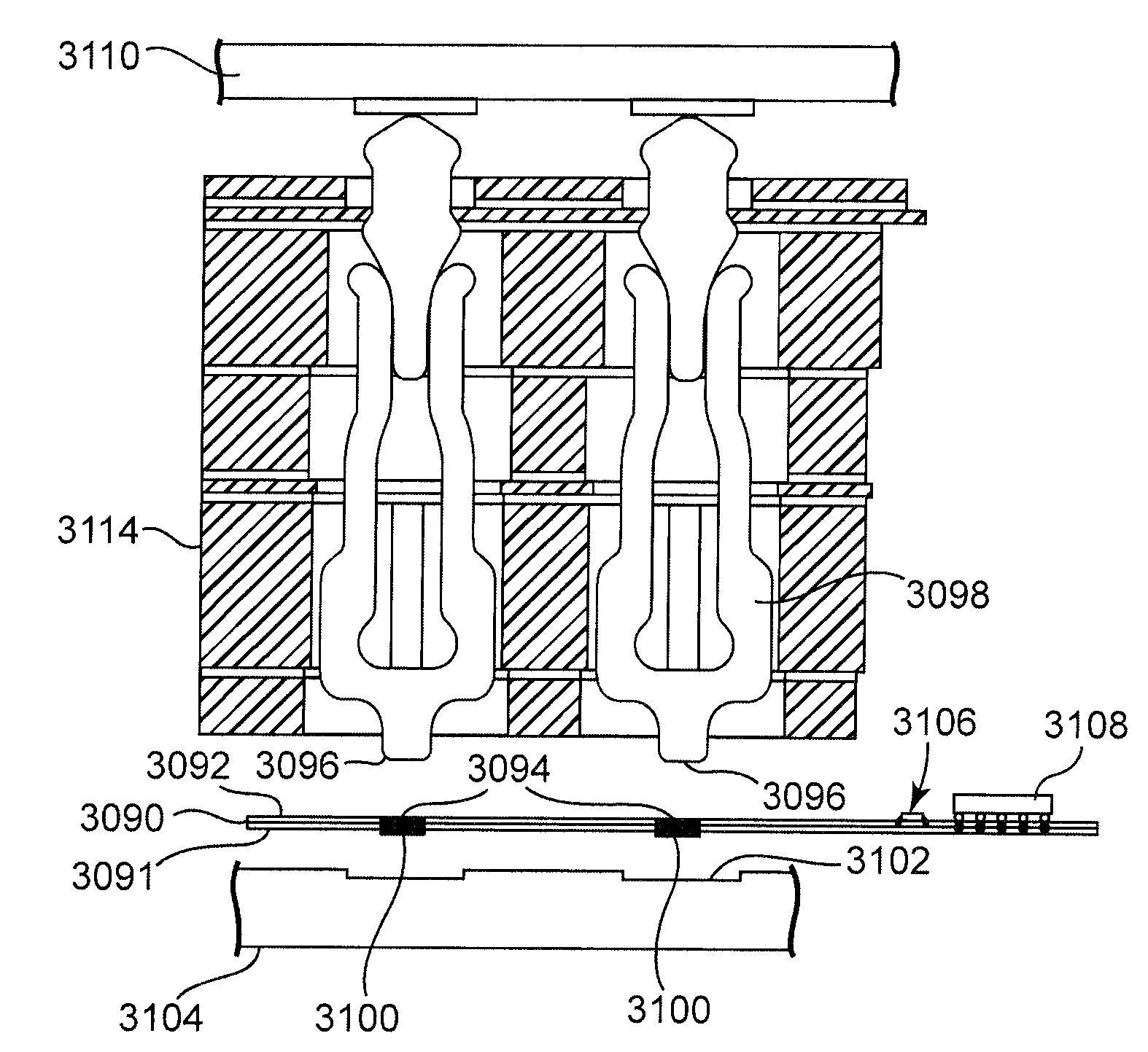 Fine pitch electrical interconnect assembly
