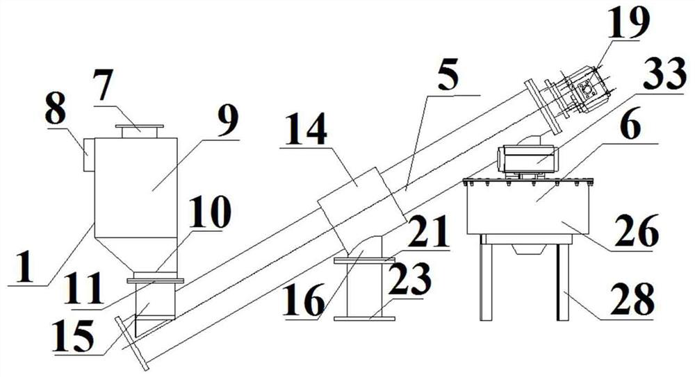 A crawler-type coal-water-gas separation and metering conveying device