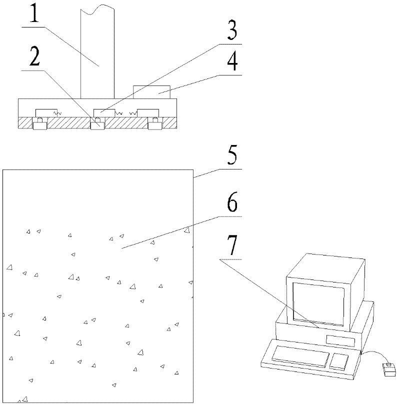Tobacco leaf boxing density deviation pressure detection method and detection device thereof