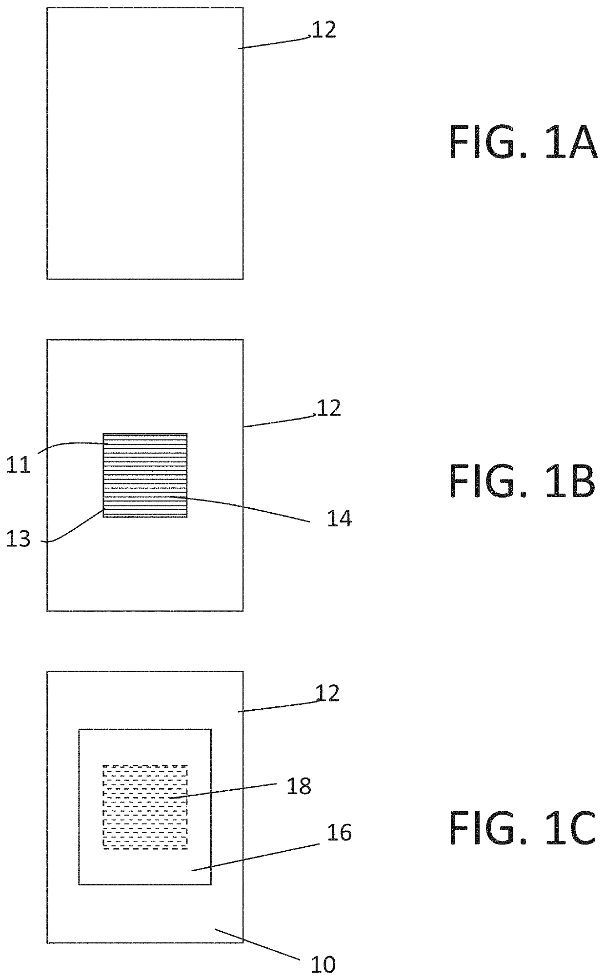 Invisible coated infrared patterns