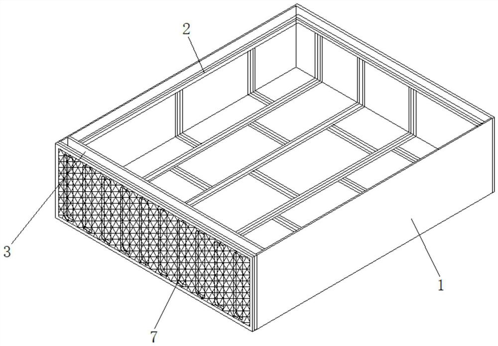 A kind of multi-functional cable management device for computer main box