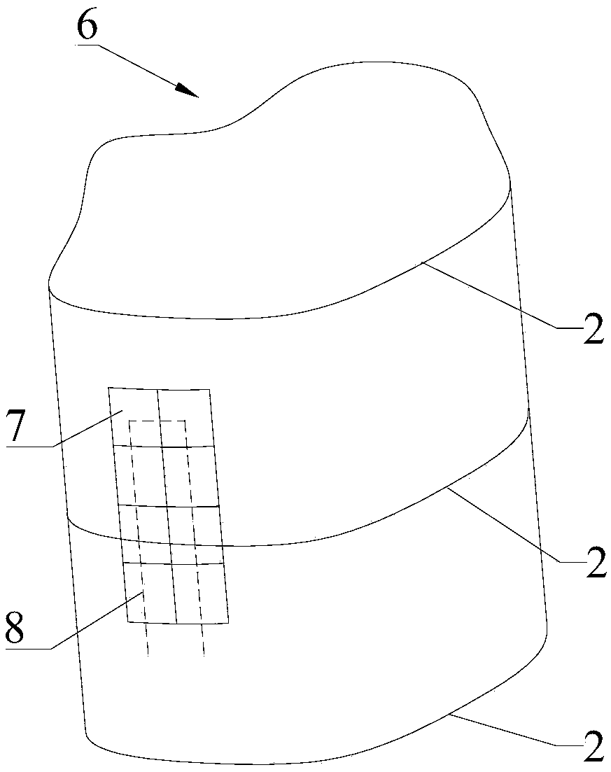 Method for cleaning surface of irregular columnar object
