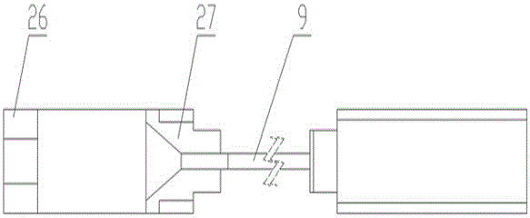 Remote continuous process transporting channel used for hot chamber group