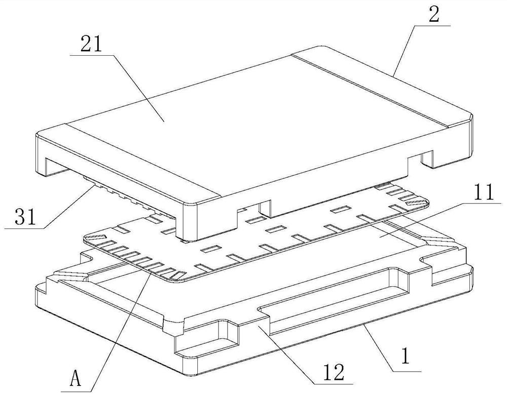 Auxiliary tool for horizontal correction of 3D glass hot bending