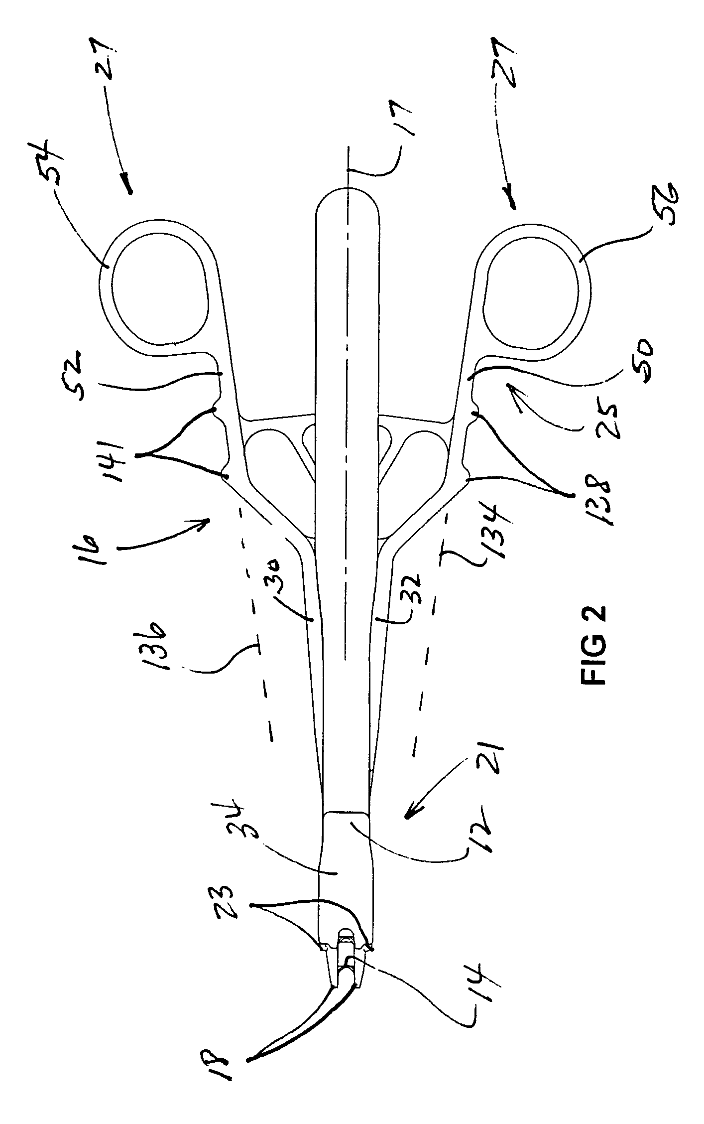 Surgical instrument with improved handle assembly