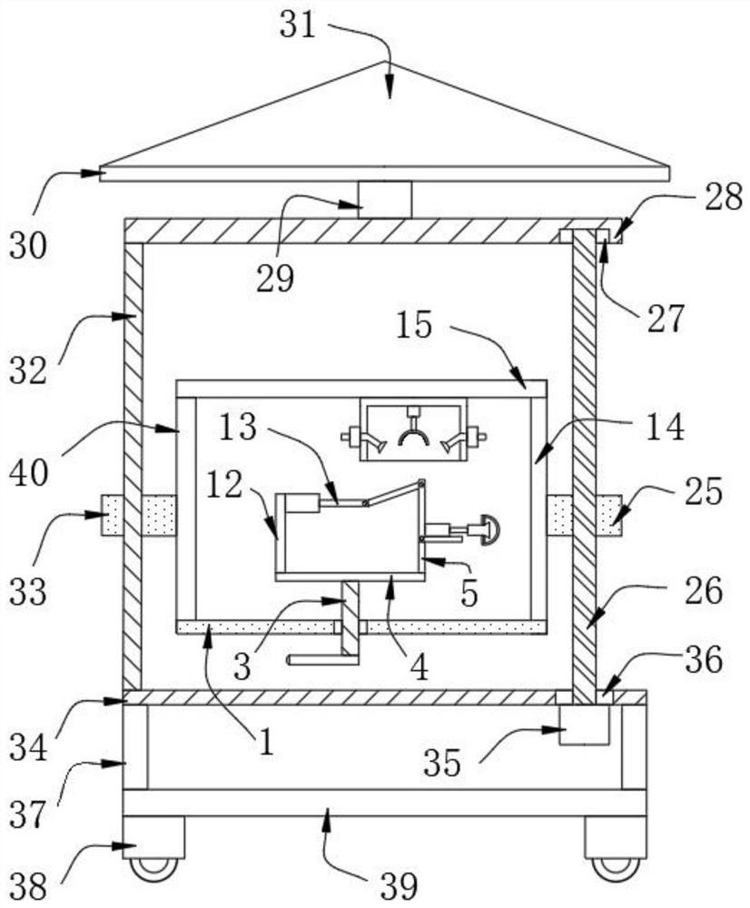 Monitoring device for large-scale high-grade numerical control equipment and monitoring method thereof