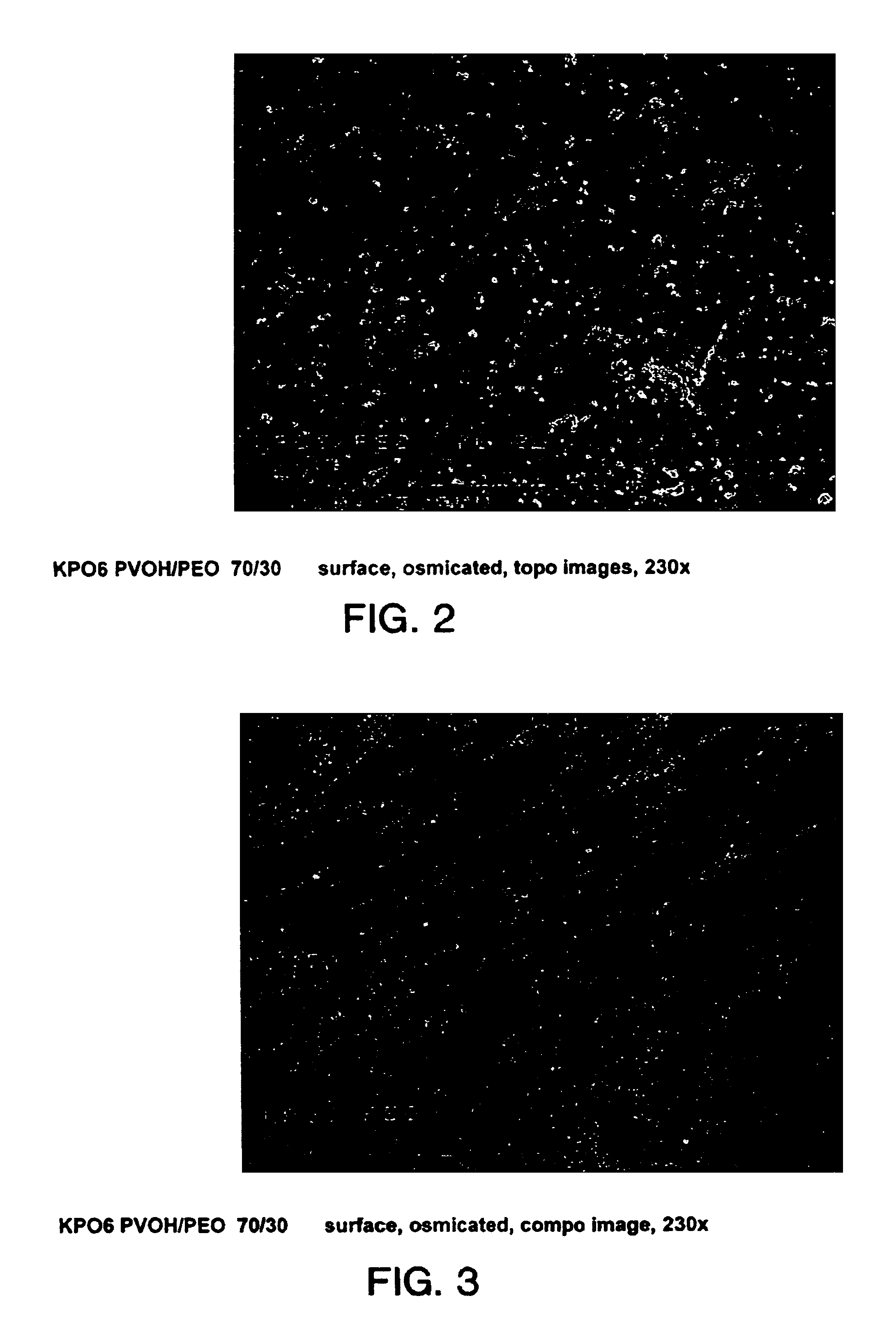 Method of making blends of poly(vinyl alcohol) and poly(ethylene oxide)