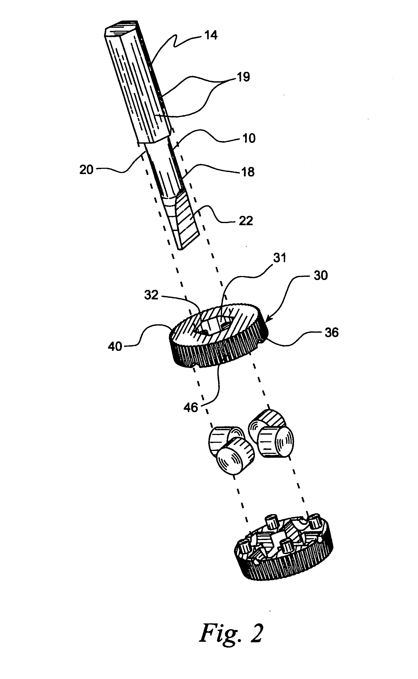 Magnetic device for holding and driving bits and fasteners