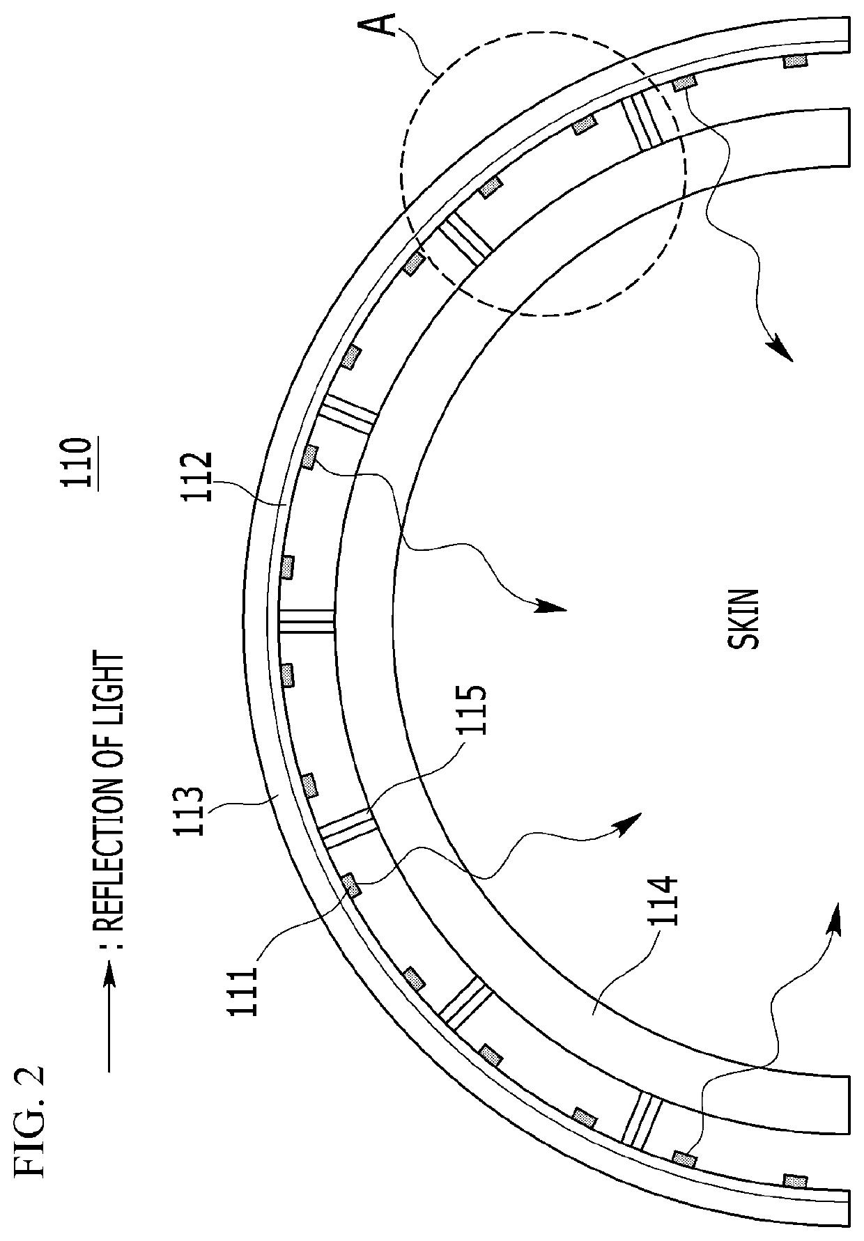 Wearable illumination device and system for inducing synthesis of vitamin d in the body