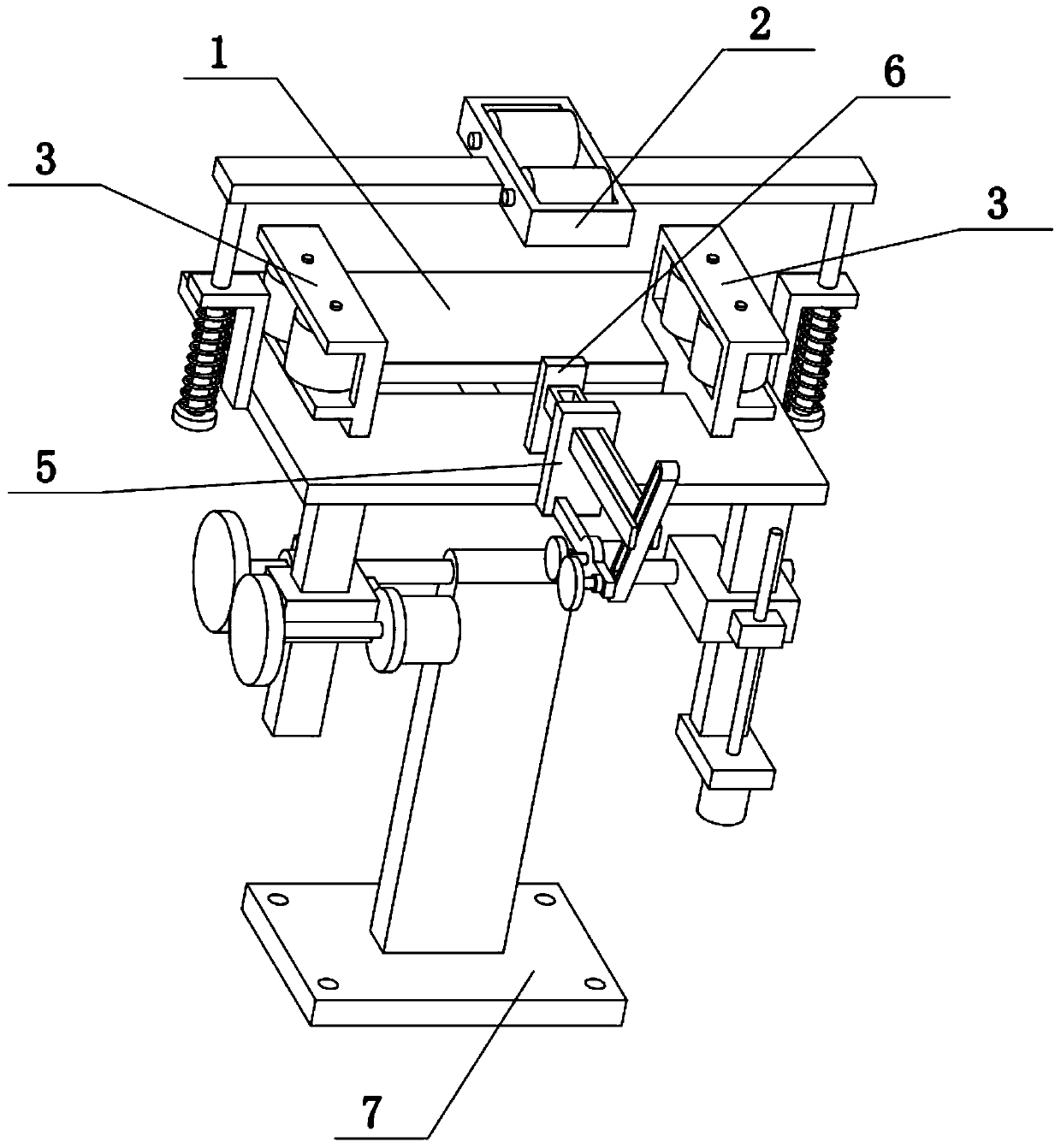 Large-scale battery mounting device