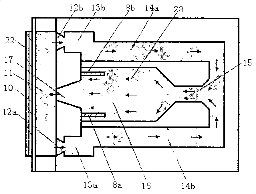 Micromechanical piezoelectric jet gyroscope