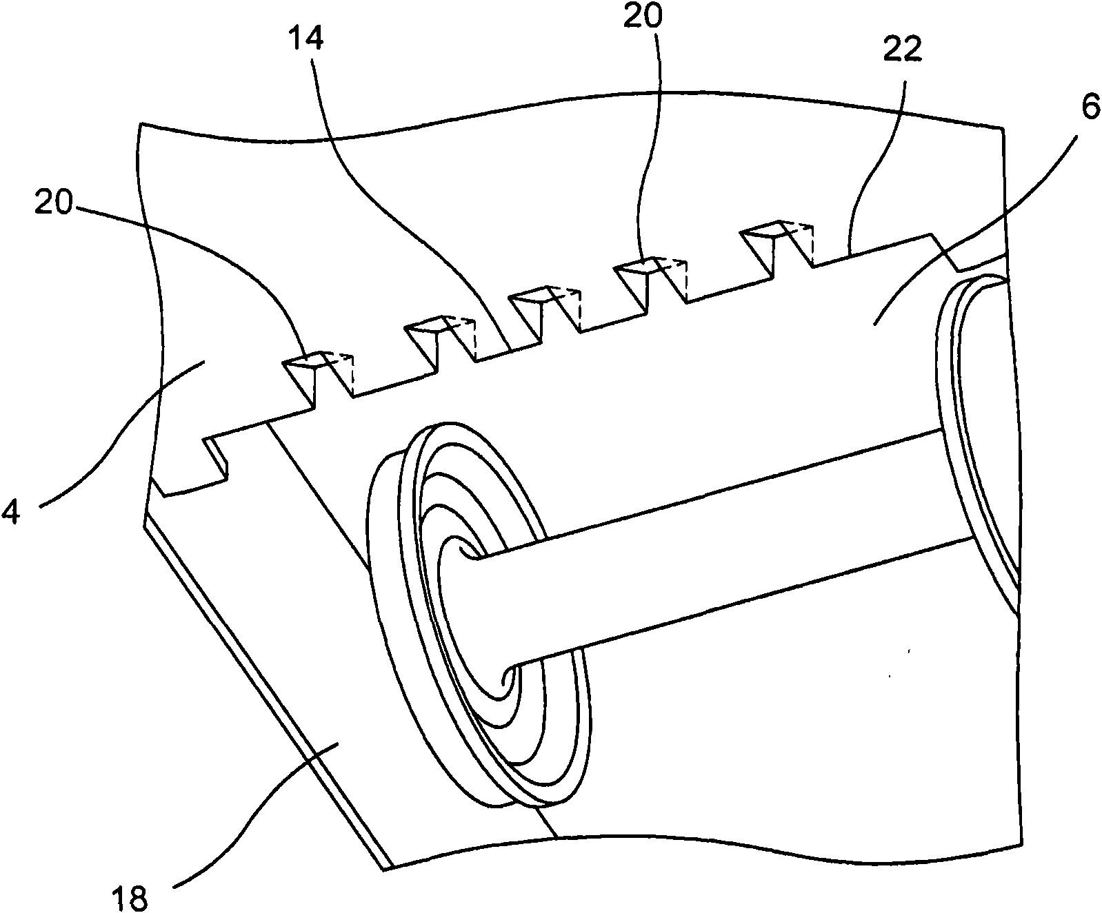 Device for disturbing the air flow circulating beneath the chassis of a railway vehicle