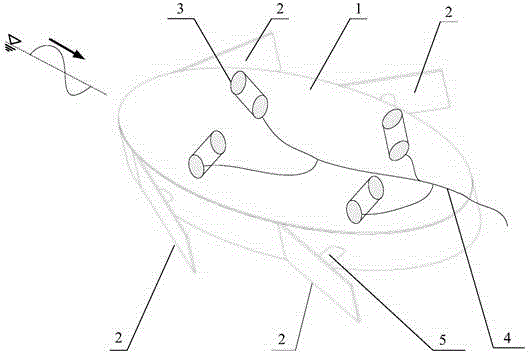 Ship type wave energy electromagnetic power generation device