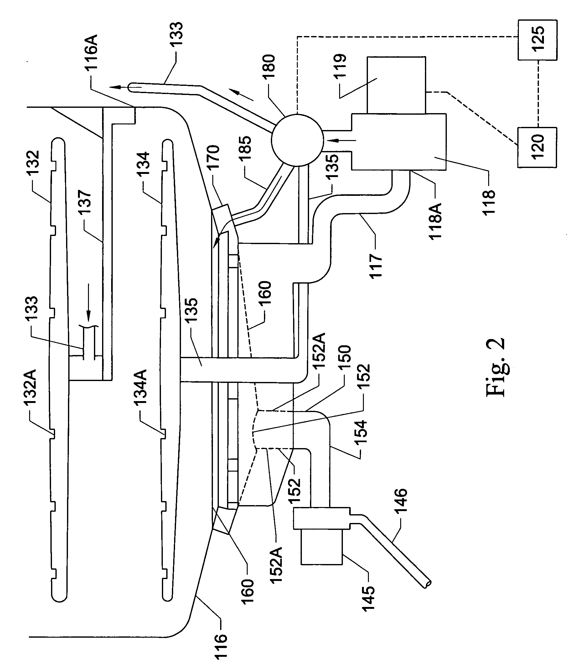Primary filter cleaning system for a dishwasher