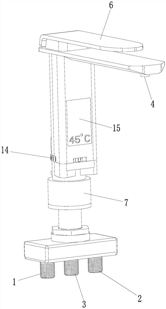 Faucet and water supply system with faucet