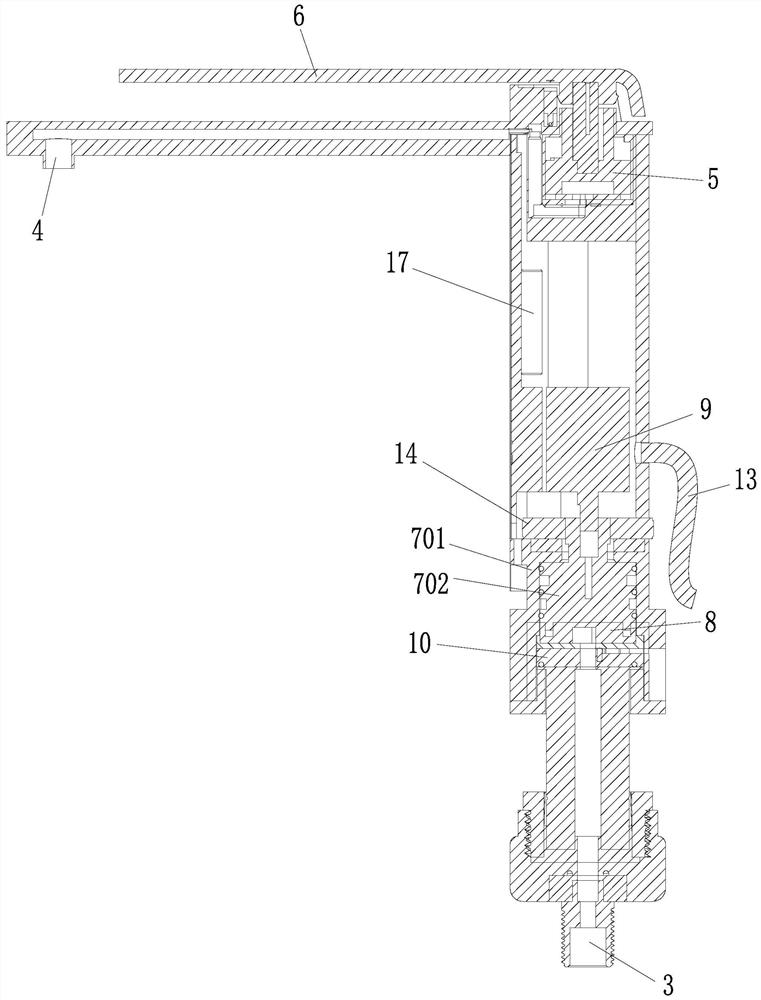 Faucet and water supply system with faucet