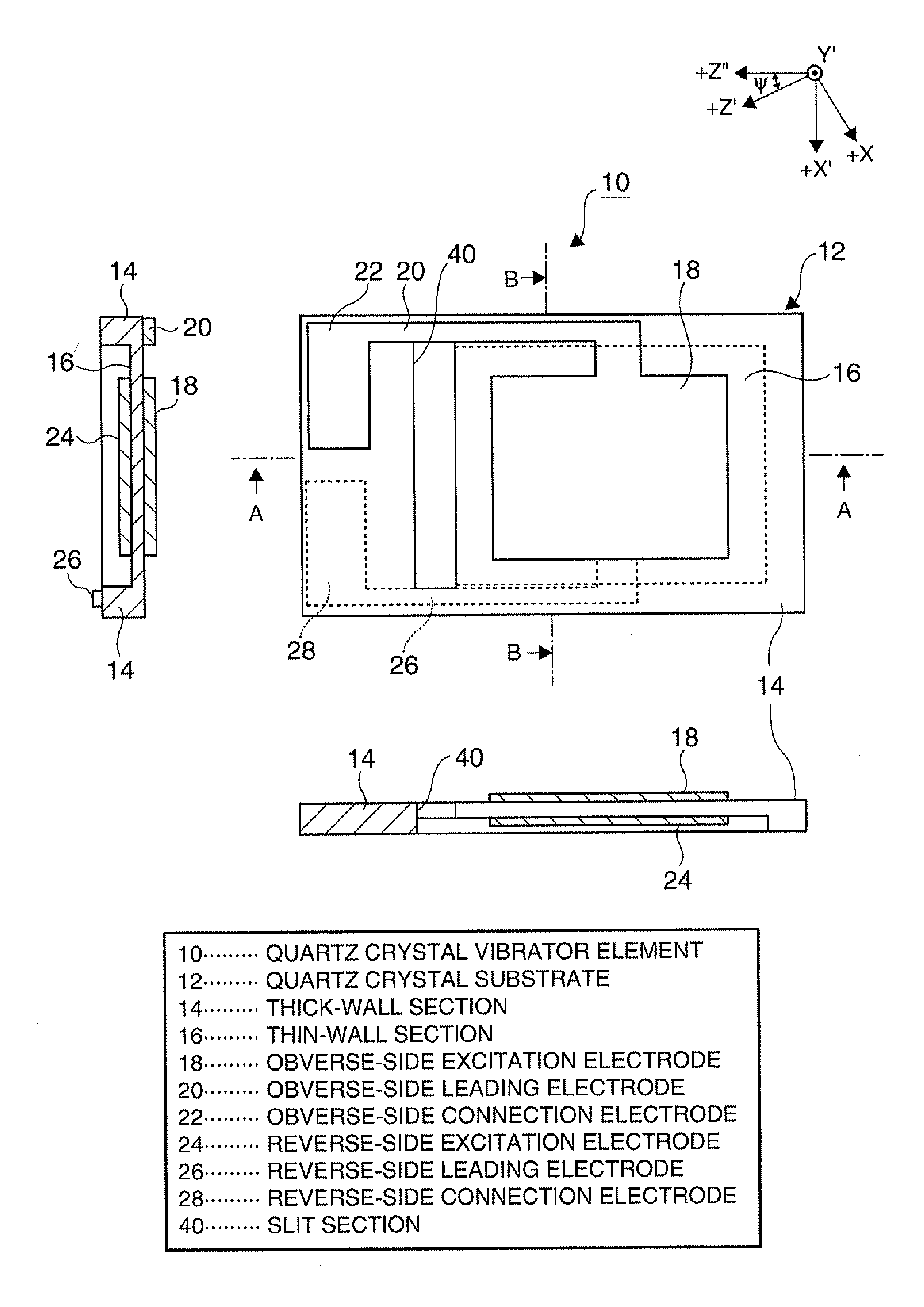 Piezoelectric vibrator element and method of manufacturing the same