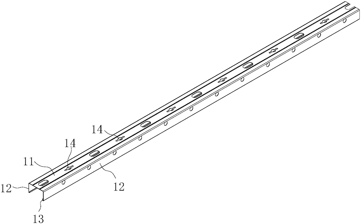 An adjustable integrated wall mount structure